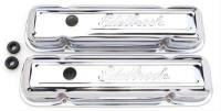 Edelbrock Pontiac Signature Series Chrome Valve Covers