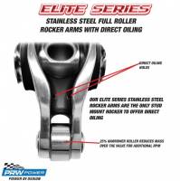 PRW Performance Parts for Peak Engine Power - PRW Elite Series Stainless Pontiac Rocker Arms, 1.65 Ratio - Image 6
