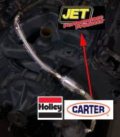 Butler Performance - Butler Fuel Pump to Carb Inlet Kit, Carter/Holley Mechanical Fuel Pump to Pontiac QJet,  Black or Endura Inlet BPI-1009FUEL - Image 1