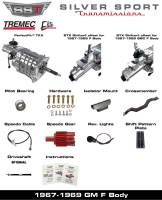 67-69 FB, F-Body, SST Tremec Perfect-Fit 5 Speed TKX Transmission Kit, Manual to TKO