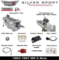 64-67 GTO/LeMans, A-Body, SST Tremec Perfect-Fit 5 Speed TKX Transmission Kit, Manual to TKX