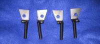 Pontiac L-Brackets for Manifolds on 1972 Heads  (Set)