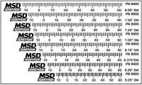 MSD Timing Tapes, 5.25 to 8 in. Dia. MSD-8985