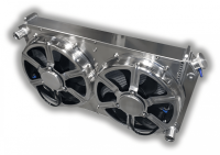 1968 – 1977 GTO + Lemans 900 Horsepower Cooling Power Radiator – Dual 16″ HPX Fans