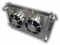 1968 – 1977 GTO Aluminum Radiator – Dual HPX Fans And Aluminum Shroud