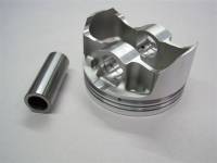 Ross Racing/Butler -8cc Flat Top Forged Pistons, 4.250" Str., 4.181" Bore w/ORS for Early 400 Blocks with Deep Notches or Nitrous/Boost Applications