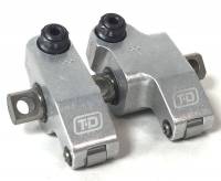 T&D Competition Pontiac Shaft Rocker Assembly, for Wideport BP/Edelbrock Heads, Set
