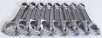 Eagle 5140 Forged I-Beam Rod,  6.625",  2.250" Pontiac RJ, Press Fit Set/8