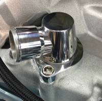 RPC Ponitac 360 Degree Adjustable Billet Aluminum Polished Thermostat Housing RPC-S6014