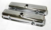 RPC Pontiac Short Chrome Valve Covers, Plain- No Logo, 2 3/4" Tall (Set) RPC-S9461
