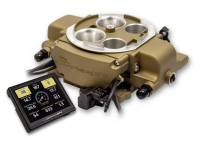 Holley Sniper EFI Quadrajet Self-Tuning w/ handheld EFI monitor, Classic Gold Finish