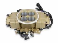 Holley - Holley Sniper Stealth 4150 Self-Tuning w/ handheld EFI monitor, Classic Gold Finish - Image 4