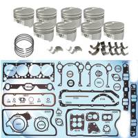 Butler Pontiac 400 Rebuild Kit Cast, Hypereutectic Pistons