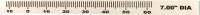 Butler Pontiac 7'' Timing Tape 0-60 deg. marks, BPI-TT7