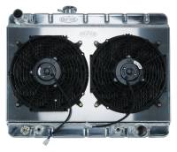 Cold Case - Cold Case 66-67 Pontiac GTO Tempest LeMans Aluminum Radiator, Fits cars equipped with factory Non AC radiatorssupports only (AT) CCR-GPG34A - Image 2
