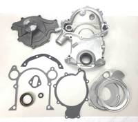 Butler Performance 1968 8-Bolt Replacement Timing Cover Kit w/High Flow Water Pump