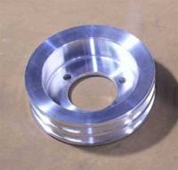 RAR Pontiac Underdriven 2 Groove 4 Bolt Crankshaft Pulley 1971-78- Polished RAR-PUC4C