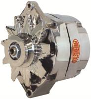 Powermaster GM 12SI 140 amp 1 wire Polished Alternator POW-67293