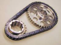 JP Performance Pontiac Billet Double Roller Timing Set, 9 Keyway, .010" Short, JPP-5614LB-10