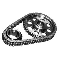 Rollmaster Pontiac Red Series Pro Billet Timing Set, IWIS Pro Series Chain, Standard, ROL-CS7050