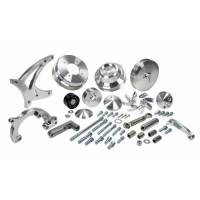 March Performance - March Ultra Serpentine Pulley & Bracket Kit, No AC - 13105 Black (MAR-13105-08) - Image 5