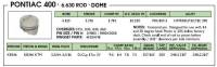 Keith Black - Keith Black Hypereutectic Piston and Ring Kit, Pontiac 455, 4.210" Str., 4.180" Bore (+.030"), -30.5cc Dish, Set/8, UEM-KB371KTM-030 - Image 2
